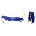 Folding Ambulance Stretcher Dengan roda cast Omni-directional Tarik Rod